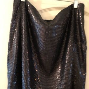 White House Black Market Sequin Skirt